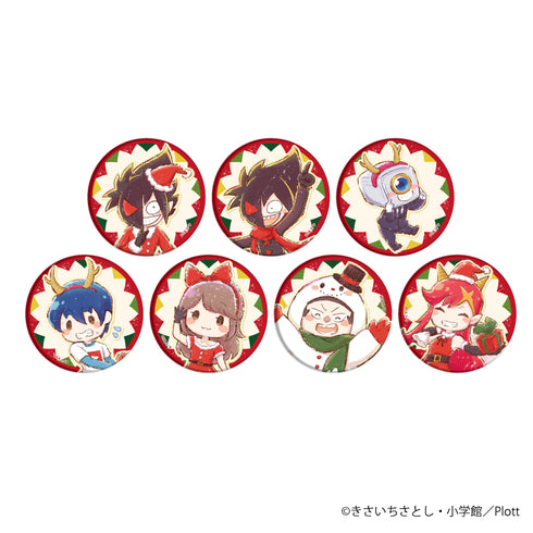『ブラックチャンネル』缶バッジ 03/クリスマスver. BOX(全7種)(グラフアートイラスト)